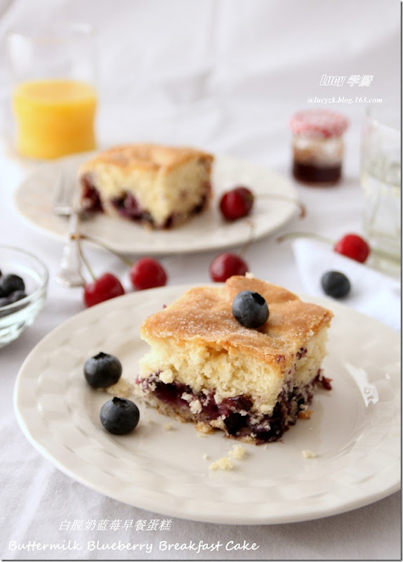 白脱奶蓝莓早餐蛋糕Buttermilk Blueberry Breakfast Cake