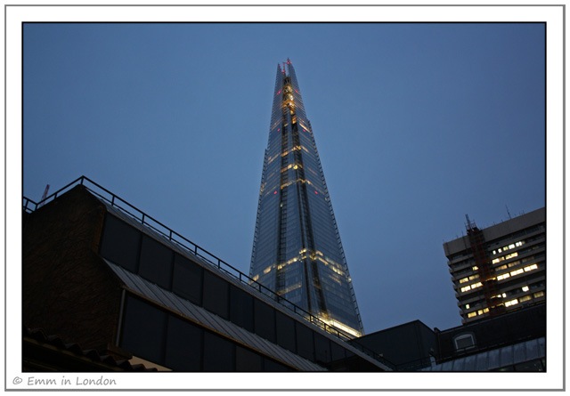 The Shard from the George