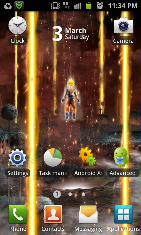 Namek Destruction LWP PRO Screen 2