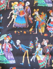 7.31.12 day of the dead fabric