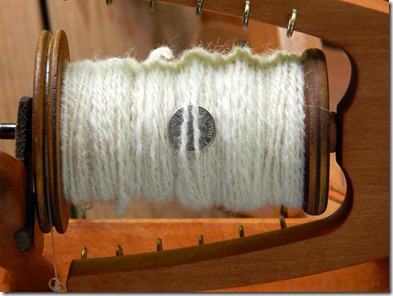 the four hour ply; 120 yds 2ply corriedale 16wpi!