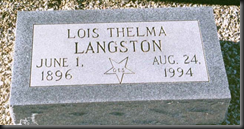 Tumba de Langston