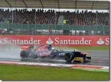 Ricciardo nelle prove libere del gran premio di Gran Bretagna 2103