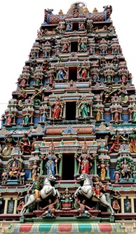 Templo indiano em Kuala Lumpur