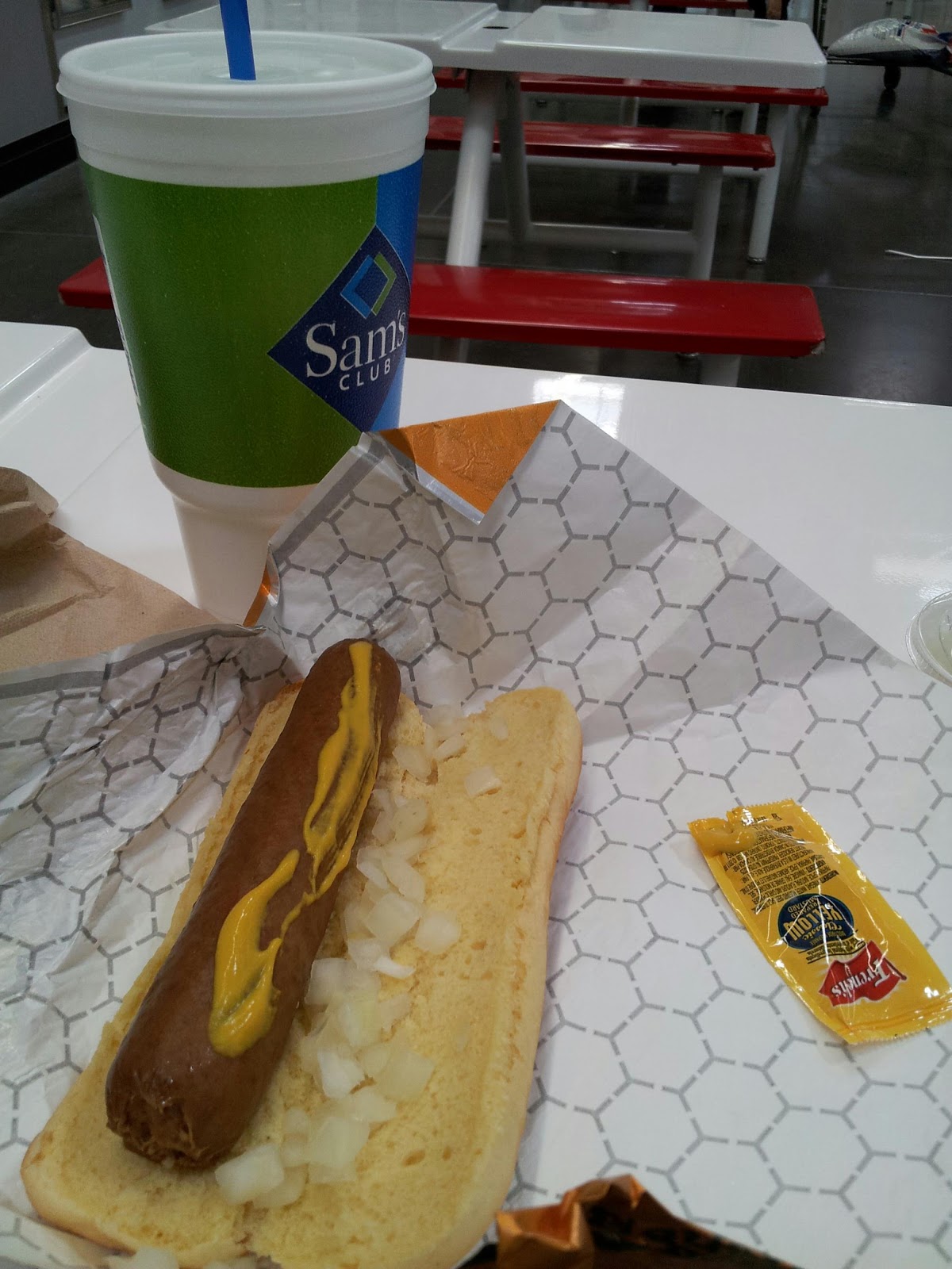 TJs Great Places Nathan's hot dog at sams club