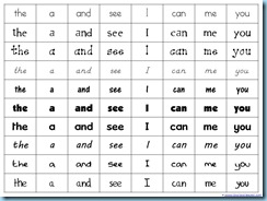 You Can Read Sight Word Search