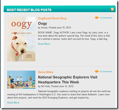 National Geographic Kids Website - Blogs by Kids
