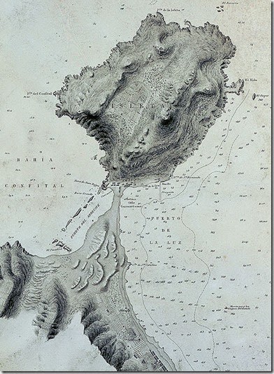 448px-Isleta-peninsula-Gran-Canaria-Old-Map-1879 Pepelopex