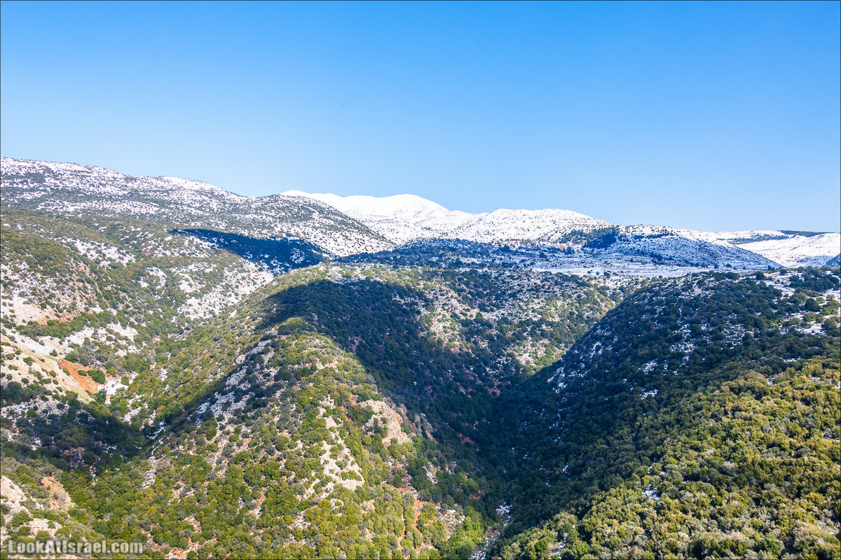 LookAtIsrael.com - Снег в крепости Нимрод, Израиль | Snow in Nimrod fortress, Israel | שלג במבצר נמרוד