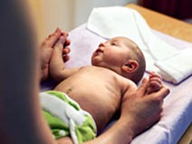 How to change a cloth diaper