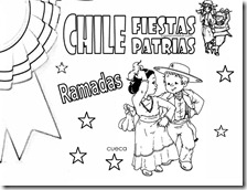 Colorear Fiestas Patrias Chile Panqueque Fondas