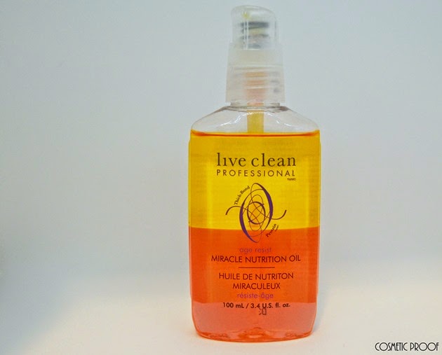 Live Clean Age Resist Miracle Nutrition Oil