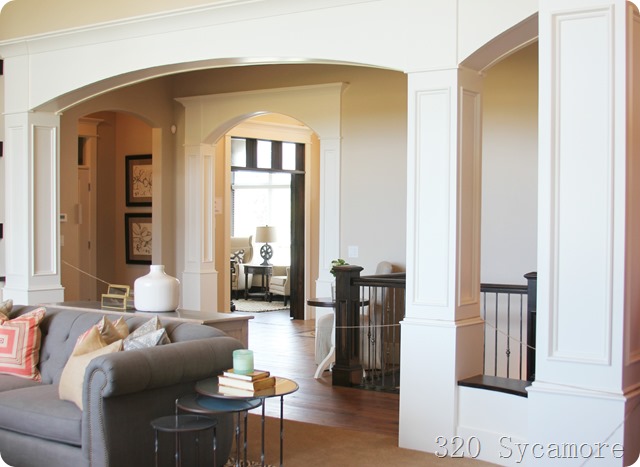 architecture in family room
