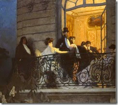 Le Balcon - René François Xavier Prinet - 1906 Le Balcon - René François Xavier Prinet - 1906