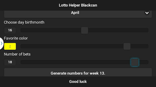 Lotto Helper Blackcan