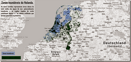 Holanda Inundável e Diques