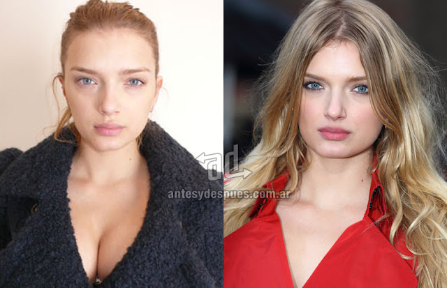 Photos of top model Lily Donaldson without makeup