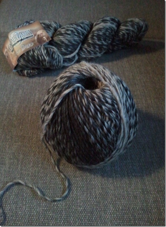 Yarn used for cowl neck warmer