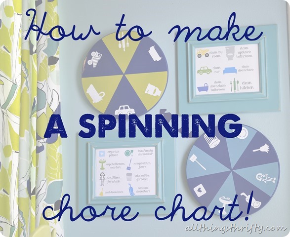 spinning chore chart
