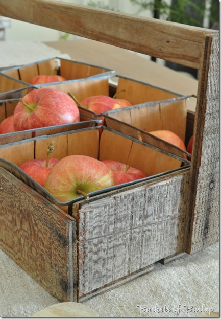 fall dining-apple tote