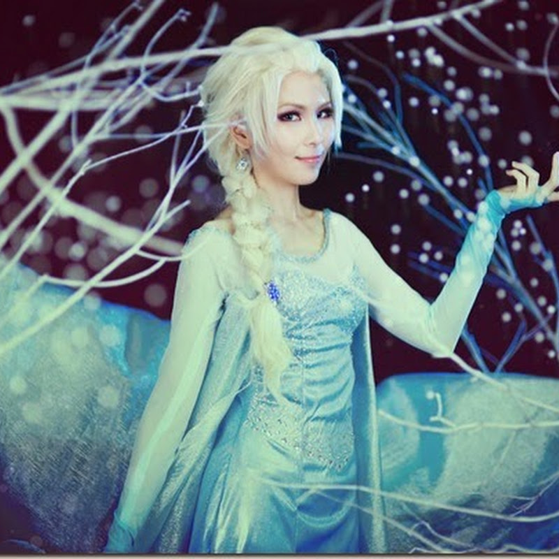 How I made Elsa (FROZEN)'s costume