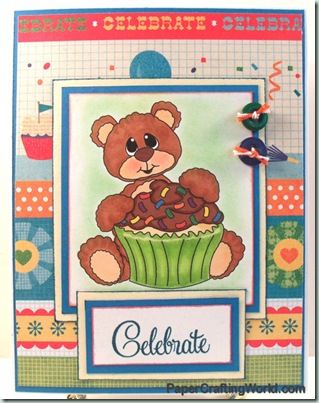 celebrate bear n cupcake w sprinkles 500