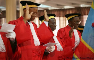 Prestation serment des magistrat congolais