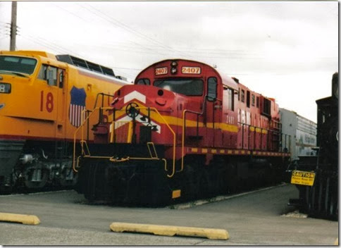 Green Bay & Western RSD-15 #2407 at the Illinois Railway Museum on May 23, 2004