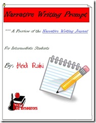 Narrative Writing Prompt - Writing Proccess - Free