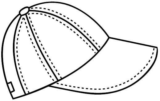 dibujos-de-gorras-para-colorear