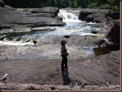 Sandstone Falls  -Black River Waterfalls MI