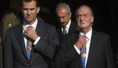 Juan Carlos y Felipe