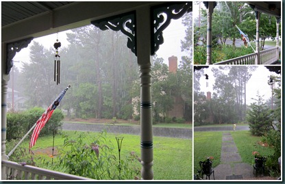 front yard rain0622