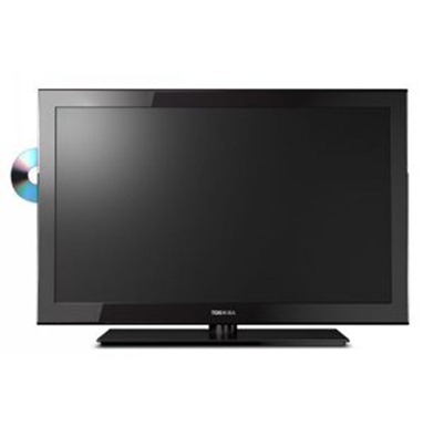 Toshiba 19SLV411U 19-Inch 720p 60 Hz LED HDTV with Built-in DVD Player, Black