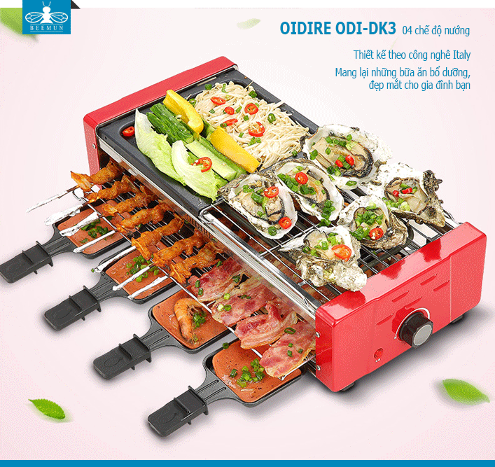 Lò nướng điện kiểu Hàn Quốc OIDIRE ODI-DK3