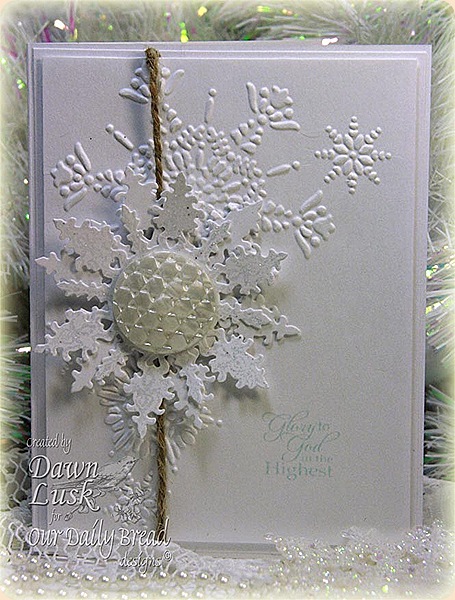 TLC354 Snowflake Button