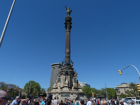 Obiective turistice Barcelona: Statuia lui Columb
