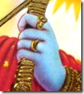 Lord Rama holding His bow