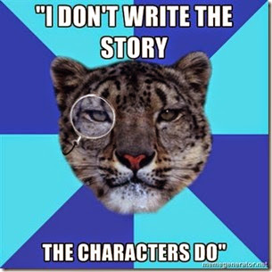 The characters write the story The characters write the story
