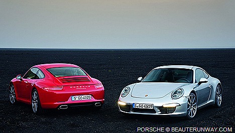 PORSCHE 911 CARRERA AND CARRERA S stretched lightweight aluminium-steel  silhouette Porsche Carrera GT interior  fuel saving
