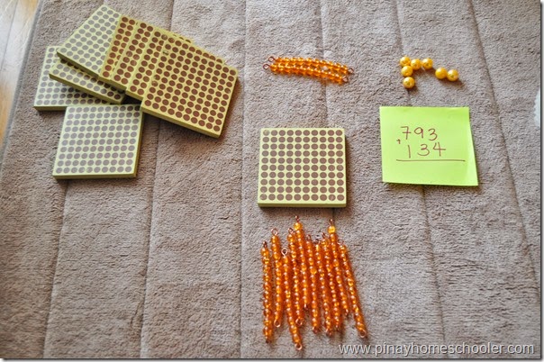 DYNAMIC ADDITION USING MONTESSORI GOLDEN BEADS (REGROUPING OF TENS)