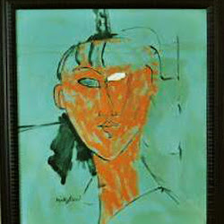 Modigliani, Tête rouge 1915