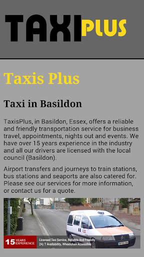 【免費交通運輸App】Taxi Plus Basildon-APP點子