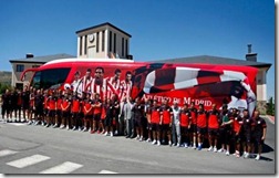 Nuevo autocar del Atlético de Madrid