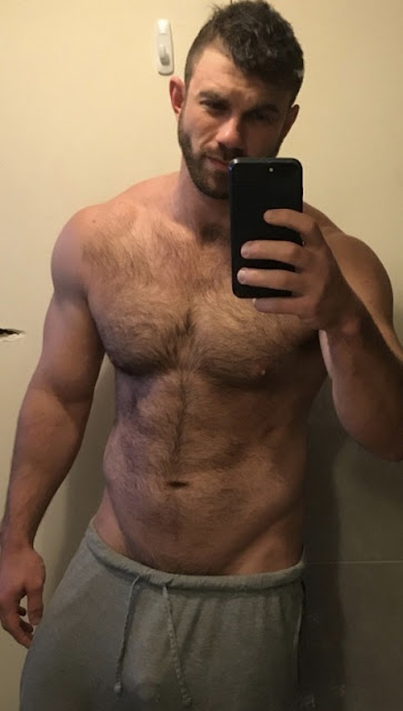 Sexy Shirtless, Opened-Shirt Hunks in Various Styles
