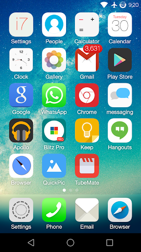 os 8 launcher