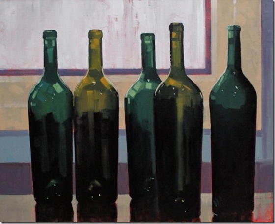 five bottles-Reid-Thorpe-ENKAUSTIKOS