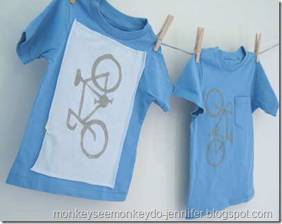 embellished t-shirt for boys with bike