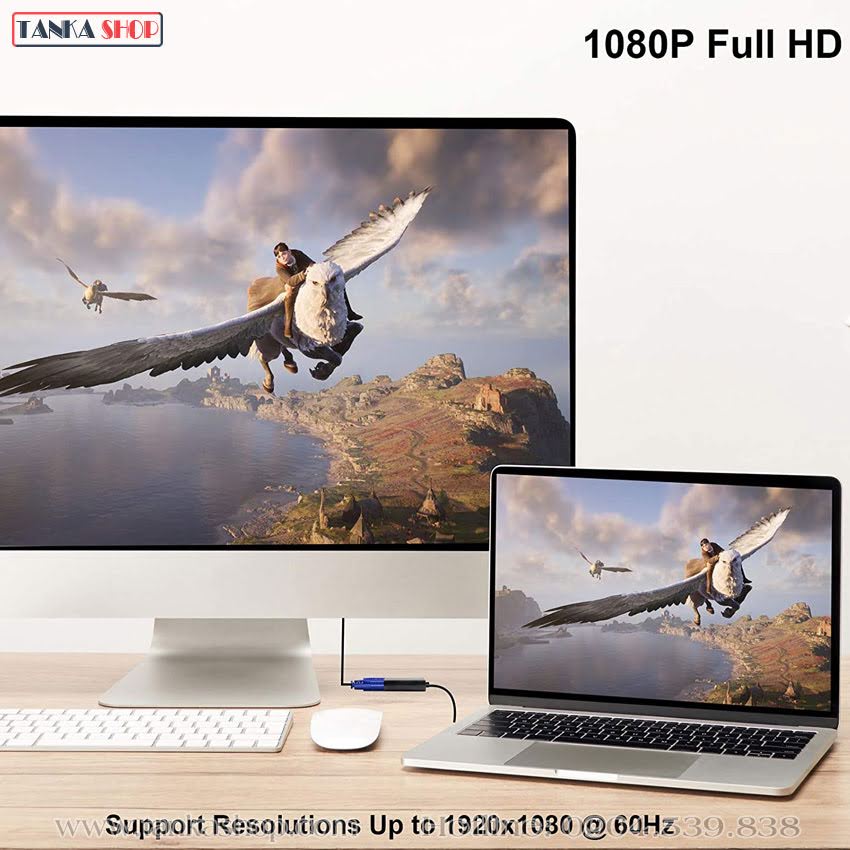 Cục chuyển hdmi sang vga