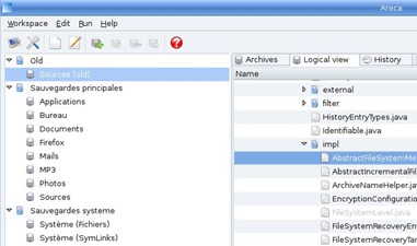 Free Areca Backup for Windows